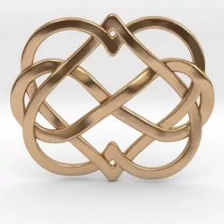 2 Hearts Infinity Pendant