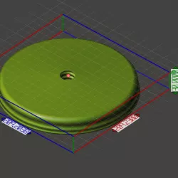 209 mm base for stand lamp