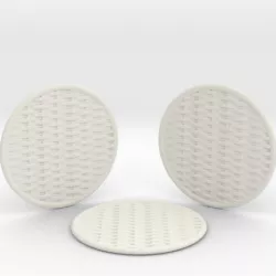 3 Braided Coasters