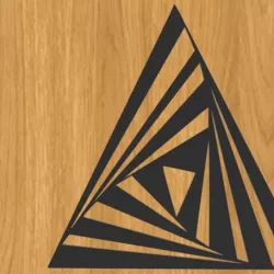 3d triangle frame
