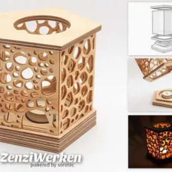 5-sided Grill Lantern cnc/laser