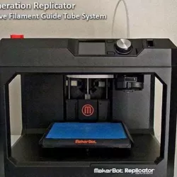 5th Generation Replicator - Filament feed system for reduced feeding resistance