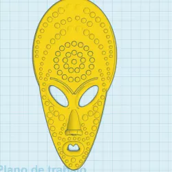 African woman's mask 2