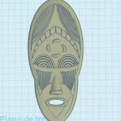 African women's mask 1
