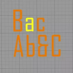 Agency fb FONT LETTER STAMP