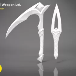 Akali Weapon’s-3D PRINT MODEL