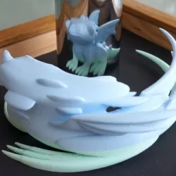 Anamorphic Cute Dragon