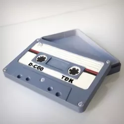 Audio cassette box.