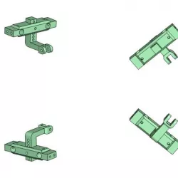 Axial SCX10 Trailer Hitch Bumper mount Scaler Crawler