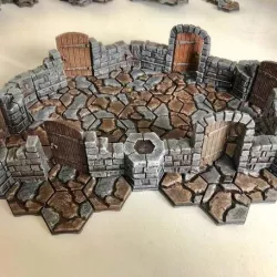 Axolote Hex Dungeon Set - Alternative Doors