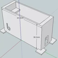 badBrick - Parallax Continuous Rotation Servo Brick Top Mount.