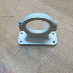 Bag tank holder for RC turbines