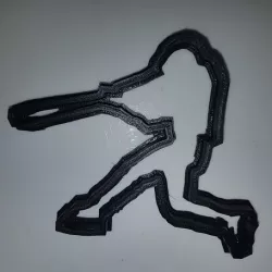 Base ball player cookie cutter