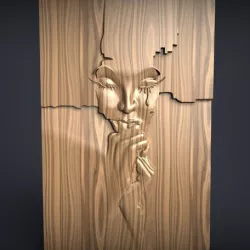 beautiful cnc router file nice lady