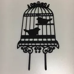 Bird Cage Cake Topper