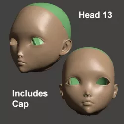 BJD 1/3 75mm Head 13v2 - by SPARX