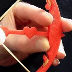 Bow and Arrow - Shoot an arrow / Valentines Day Heart Arrow up to 5 metres!