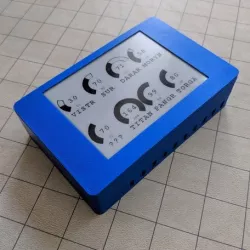 Case for Hit Point Tracker with e-Ink display