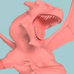 Charizard Realistic Dragon
