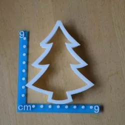 Christmas tree cookie cutter. Really nice as a decoration as well.