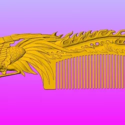 Classic phoenix comb