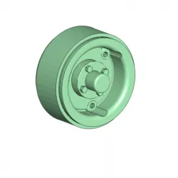 Crawler Scaler Rims 1.9" for HG P407 Tamiya Bruiser Clone
