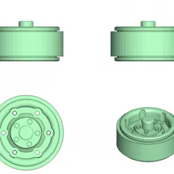 Crawler Scaler Rims 1.9" for HG P407 Tamiya Bruiser Clone 220mm