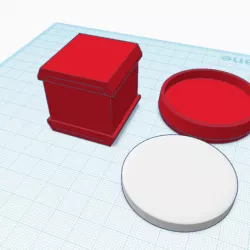 Custom Red POW Block amiibo