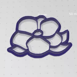 cut cookie Flowers GUIA contour marker