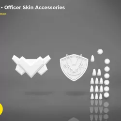 D.Va officer accessories