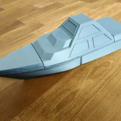 DARINS - stealth boat with reactionless propulsion drive