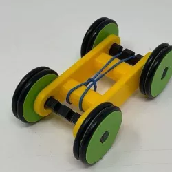 Designing a Simple 3D Printed Rubber Band Car Using Autodesk Fusion 360
