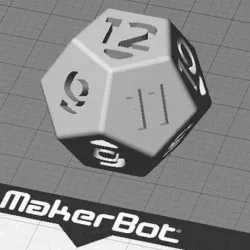 Dice - 12 sided (Replaces two regular dice... plus adds outcomes!)