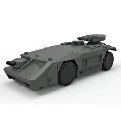 Diecast model Armored personnel carrier M577 from the movie Aliens Scale 1:32
