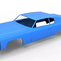 Diecast shell Chevrolet Impala 1972 Scale 1:20