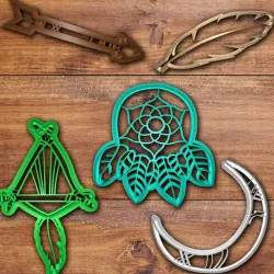 Dream catcher cookie cutter set