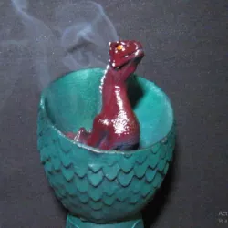 Drogon egg incense holder incense burner Dragon Got Game of thrones smoky dragon smoke