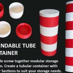 Extendable Modular Tube Container