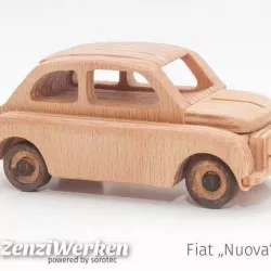 Fiat Nuova 500 simplified cnc/laser