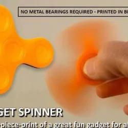 Fidget Spinner - One-Piece-Print / No Bearings Required!