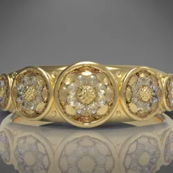 Flowers ring