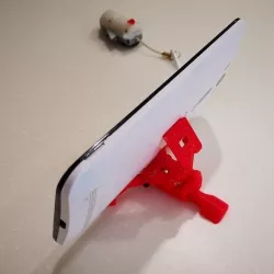 Foldable compact smartphone stand (rectangular shape)