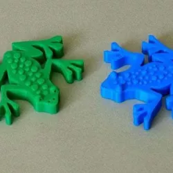 Frog - Easy print of a cartoon style Frog