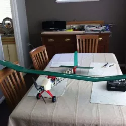 Full ABS RC plane with brushless electric motor