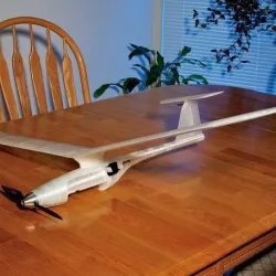 Fully 3D printed modular RC Sailplane.