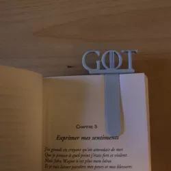 Game Of Thrones bookmark