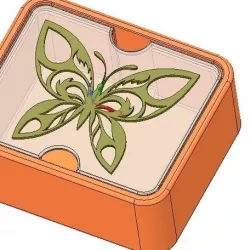 Gift wedding Jewelry Box small toy box 3D print model