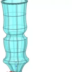 Gift wedding Jewelry Round Flower Vase decor 3D print model