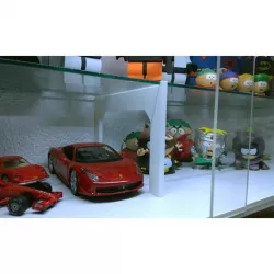 Glass Shelf Support Holders for Models/Minifigs Display
