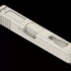 Glock 18C AEP Cyma airsoft slide replacement STL